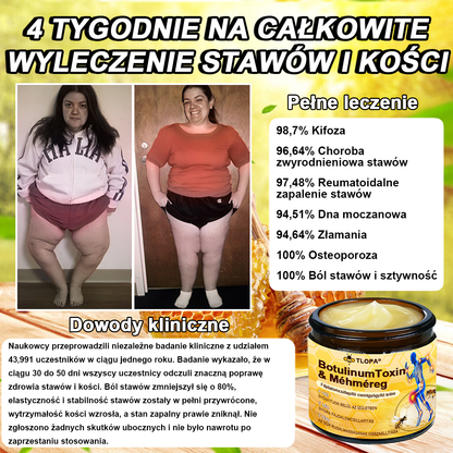 🌟TLOPA® Botulinum Toxin és Méhméreg Fájdalomcsillapító Csontgyógyító Krém🐝 🔥(Kifejezetten időseknek & ortopéd szakorvosok ajánlásával)🦴