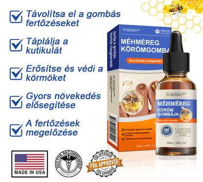 🐝Furzero™ Méhméreg Körömgomba Kezelőoldat: Teljes megoldás a körömgomba problémájára🌟
