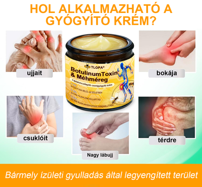 🌟TLOPA® Botulinum Toxin és Méhméreg Fájdalomcsillapító Csontgyógyító Krém🐝 🔥(Kifejezetten időseknek & ortopéd szakorvosok ajánlásával)🦴